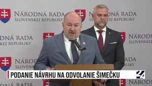 Tlačová beseda Rudolfa Hulika a Tibora Gašpara k odvolávaniu Michala Šimečku