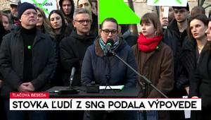 Tlačová beseda k výpovediam zo SNG