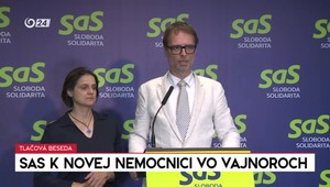 Tlačová beseda strany SaS k novej nemocnici vo Vajnoroch