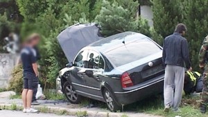 Opitý mladík (23) havaroval do plota cintorína! Po nehode dostal kopačky