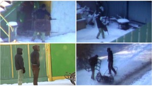 Zlodeji (27,32) kradli zo štadióna železo. Zachytili ich kamery