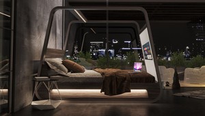 Posteľ, z ktorej sa vám nebudete chcieť vyliezť: Má vstavaný projektor a zvukový systém