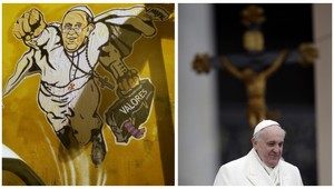 Superpápež František! Má svaly a vie lietať