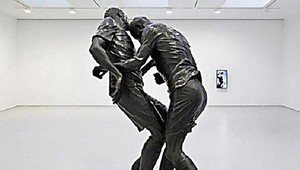 Päťmetrová socha zobrazuje "hlavičku" Zidana