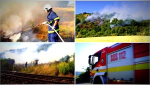 Žeravé kolesá vlaku zapálili les! Požiar ohrozoval okolité dediny
