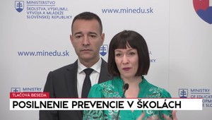 Tlačová beseda ministra školstva o posilnení prevencie proti šikane v školách