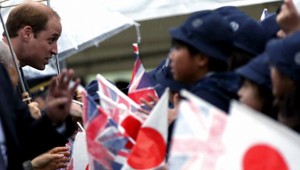 Princ William si užíva Japonsko