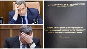 Rigorózna práca Danka je terčom kritiky a výsmechu na oficiálnom profile univerzity