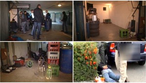 Garáž smrti. Policajti odhalili nelegálny sklad alkoholu