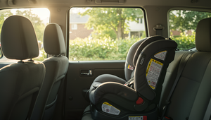 Kľúče ostali vnútri a dieťa tiež. Policajti ho vyslobodili z rozhorúčeného auta