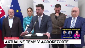 Tlačová beseda: Aktuálne témy z agrorezortu