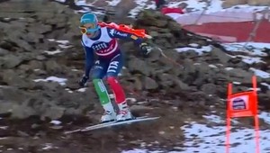 Superman na svahu! Innerhofer prišiel do cieľa so zástavkou od bránky