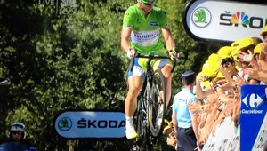 Sagan si užíva Tour, v závere 7. etapy jazdil na zadnom kolese