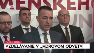 Tlačová beseda ministra školstva ku vzdelávaniu v jadrovom odvetví
