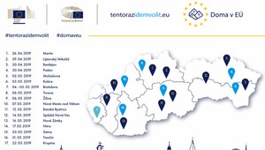 Voľby do Európskeho parlamentu sa blížia. Roadshow "Tentoraz idem voliť - Doma v EÚ" mieri do regiónov