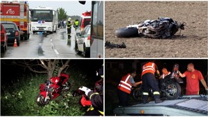 188 nehôd a 12 mŕtvych motorkárov. Medzi nimi aj tínedžeri...