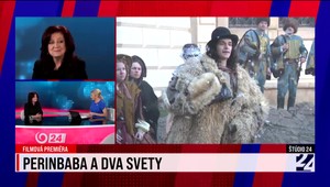 Štúdio 24 o premiére filmu Perinbaba a dva svety