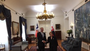 Kiska v Čile: Slovensko má problém s prístupom mladých k podnikaniu