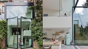 Starý dom sa premenil na moderný domov s rekordným oknom