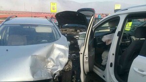 Nehoda na výjazde z D1. Zrazili sa tri autá