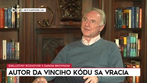 Rozhovory 24 s Danom Brownom: Autor Da Vinciho kódu sa vracia