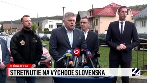 Tlačová beseda vlády po návšteve na zemetrasením postihnutom východe Slovenska