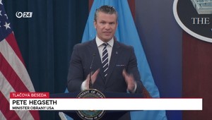 Tlačová beseda amerického ministra obrany Peta Hegsetha o útoku na iránske jadrové zariadenia