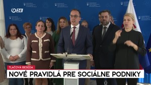 Tlačová beseda ministra práce k novým pravidlám pre sociálne podniky