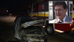 Vážna nehoda sudcu Orosza. Jeho auto zhorelo do tla!