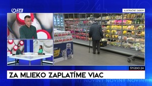 Štúdio 24: Za mlieko zaplatíme viac