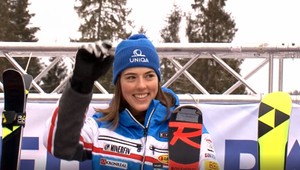 Do Nízkych Tatier zavítala športová hviezda. Vlhovú doma túžobne očakávali mnohí fanúšikovia