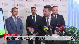 Tlačová beseda: Milióny pre rozvoj vidieka