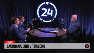 Záchrana ľudí v Turecku