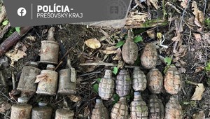 Počas zberu húb muž našiel prekvapivý nález. Išlo o 19 kusov granátov