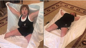 Návod na skladanie napínacej plachty valcuje internet: Táto žena vás dostane do kolien!