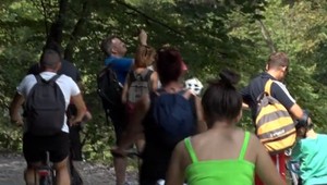 Turisti verzus cyklisti. Na chodníku v PIENAPE sa tvoria zápchy, záchranári musia denne zasahovať