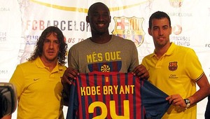 Kobe Bryant si zahral s Guardiolom za FC Barcelona