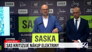 Tlačová beseda strany SaS o nákupe elektriny