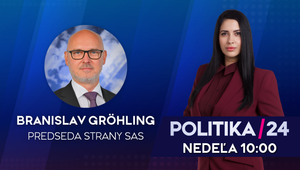 Pozvanie do relácie Politika 24 prijal predseda SAS Branislav Gröhling