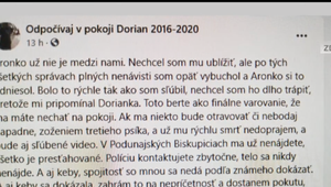 Sociálnou sieťou sa šíria kruté príspevky istého Gabriela, ktorý má zabíjať svoje psy