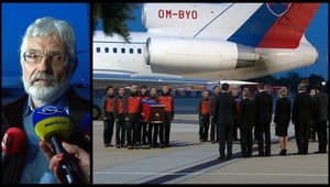 Z BRATISLAVSKÉHO LETISKA. Telá Šperku a Dobeša obleteli Tatry