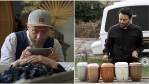 Ako získať nových klientov pre pohrebníctvo? Fotky z rakvy a kňaz hrajúci na urny!