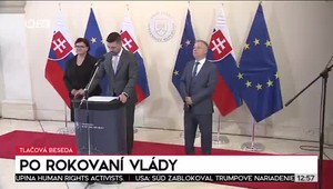 Tlačová beseda ministra Takáča po rokovaní vlády