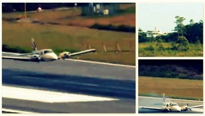 VIDEO. Núdzové pristátie lietadla bez podvozku