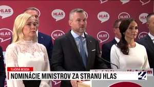 Tlačová beseda strany Hlas o nomináciách na ministrov