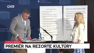 Tlačová beseda: Premiér na rezorte kultúry