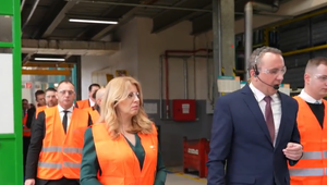 Prezidentka zavítala do fabriky najväčšieho zamestnávateľa na Spiši