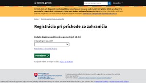 Po príchode zo zahraničia sa všetci musia zaregistrovať do eHranice. Aj očkovaní aj tí, ktorí boli len v pohraničí na nákupe