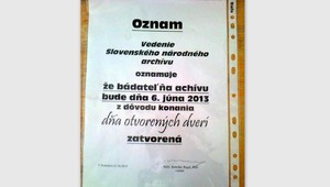 tvojenoviny: Zatvorené kvôli Dňu otvorených dverí