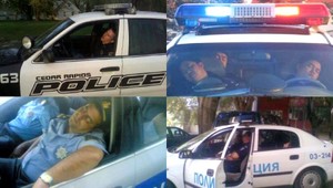 FOTO: Priestupky policajtov si zverejňujú Bulhari na Facebooku